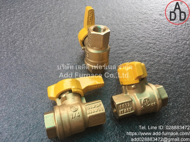 Gas Valve วาล์วแก๊ส Rub 1/4inch (3)